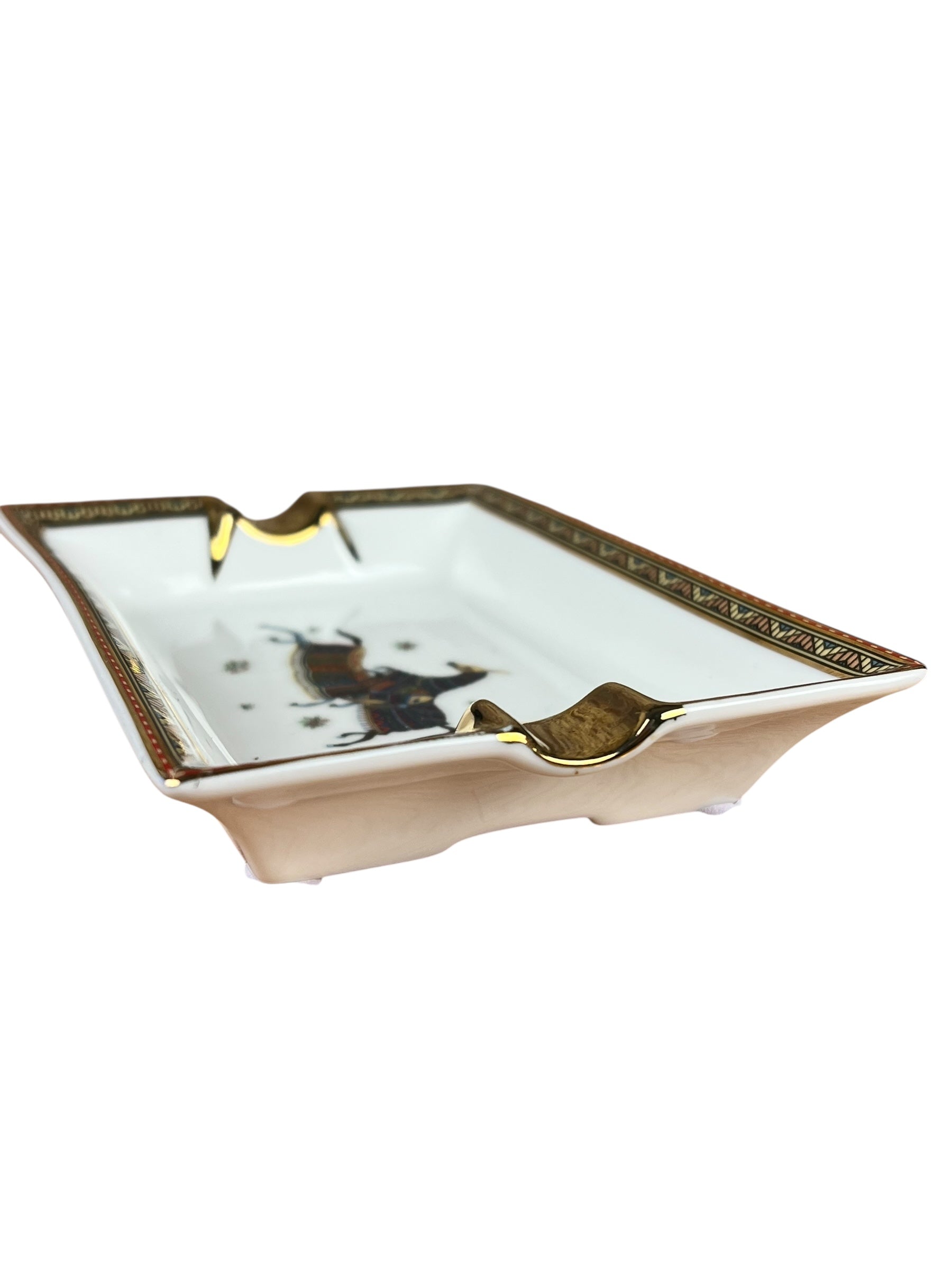 Hermes Cheval d'Orient Porcelain Ashtray