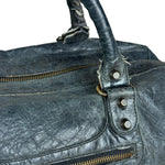 Balenciaga Vintage Dark Blue Leather Classic City Bag