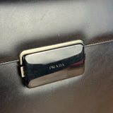 Prada Vintage Black Leather Top Handle Bag