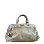 Miu Miu Green Vitello Leather Two-Way Bag
