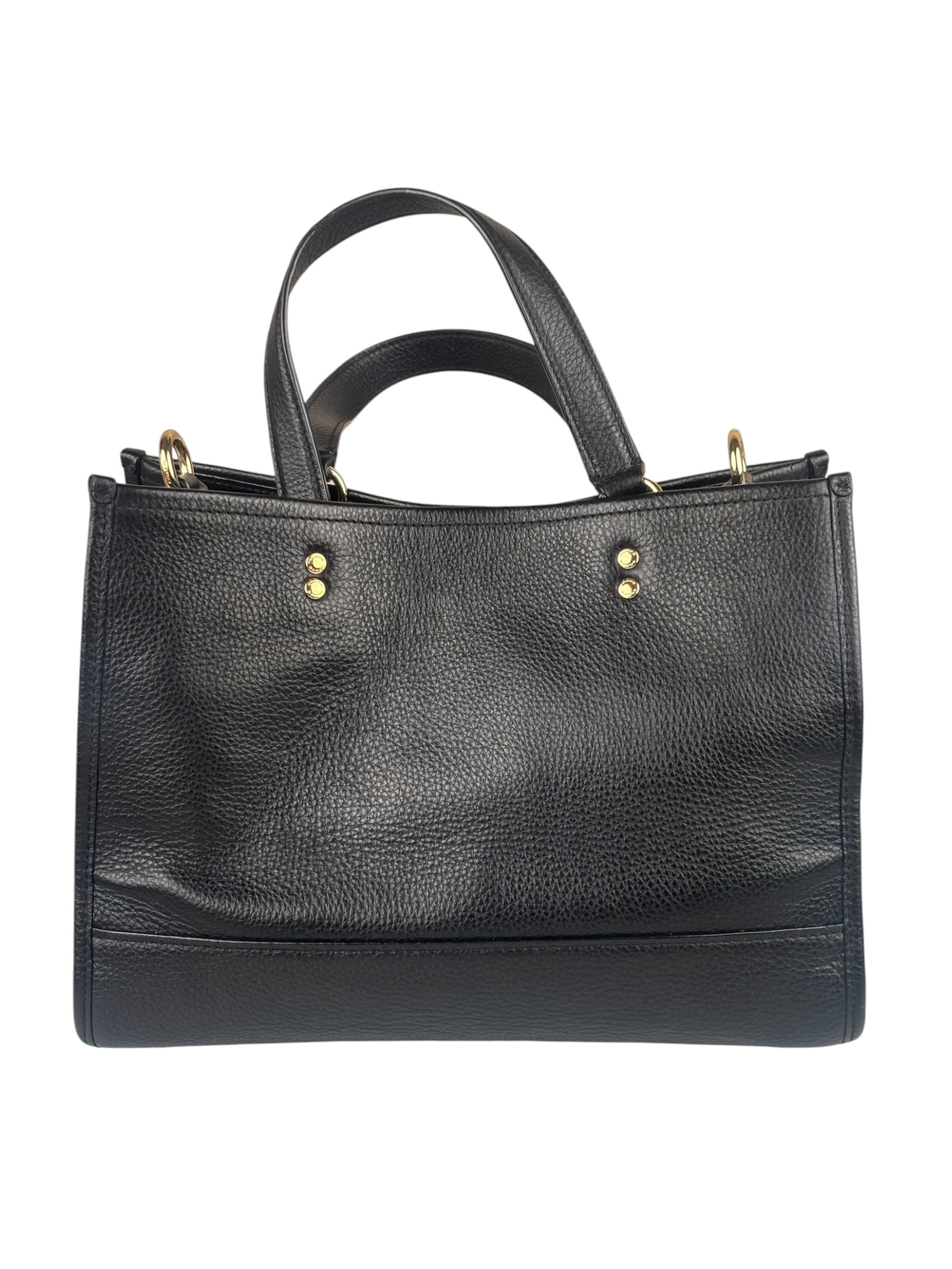 Coach Black Dempsey Carryall 2-Way Bag