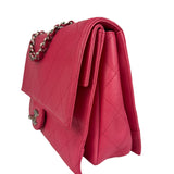 Chanel Pink Quilted Leather Accordion Flap Bag 2014