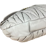 Miu Miu Lilac Nappa Leather Shoulder Bag