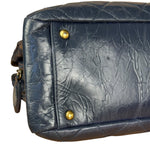Chanel Blue Aged Quilted 2.55 Leather Chain Tote 2011