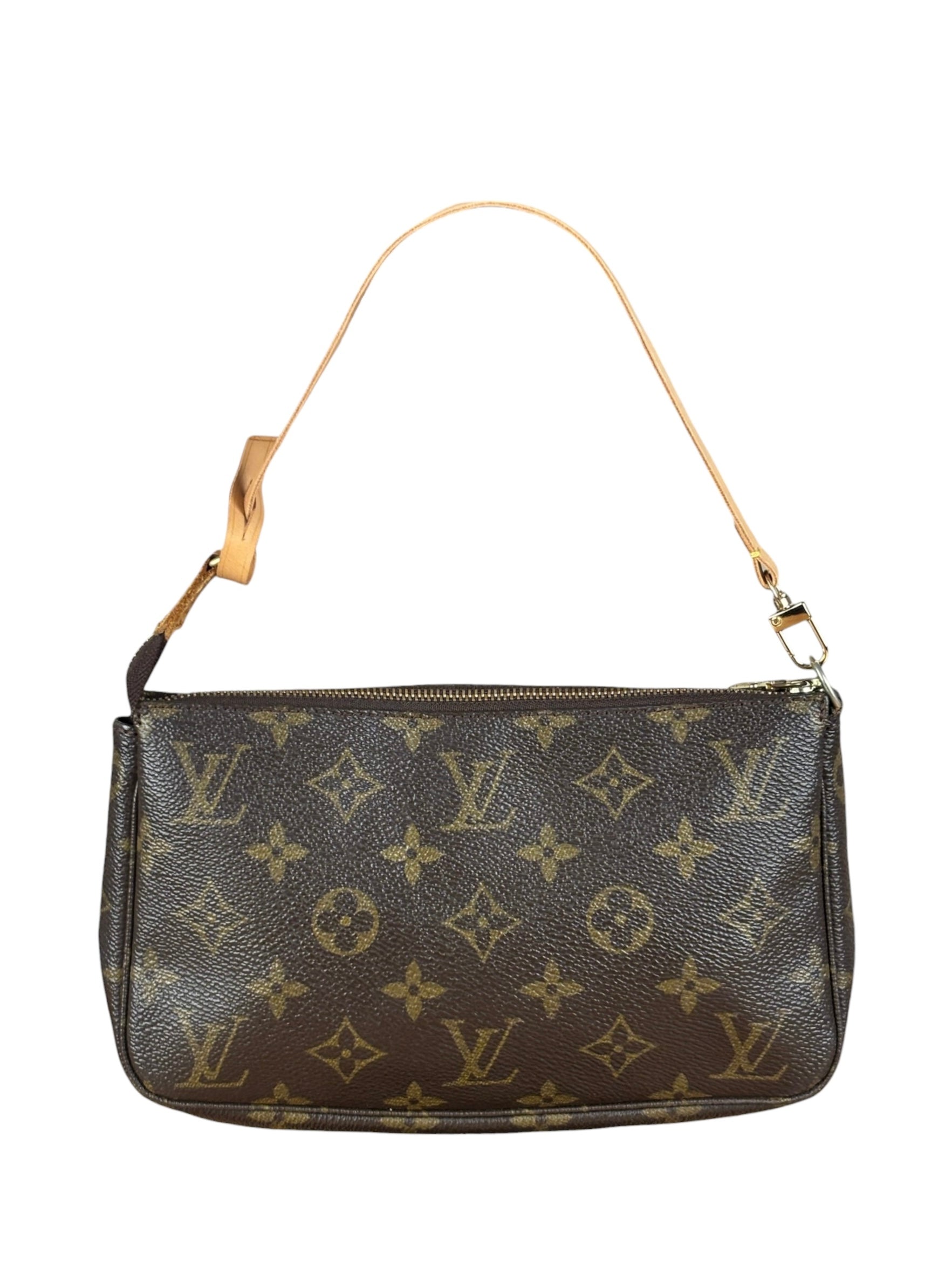 Louis Vuitton Monogram Pochette Replaced LV Strap