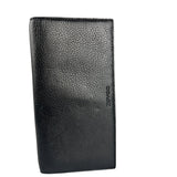 Coach Black Leather Long Wallet