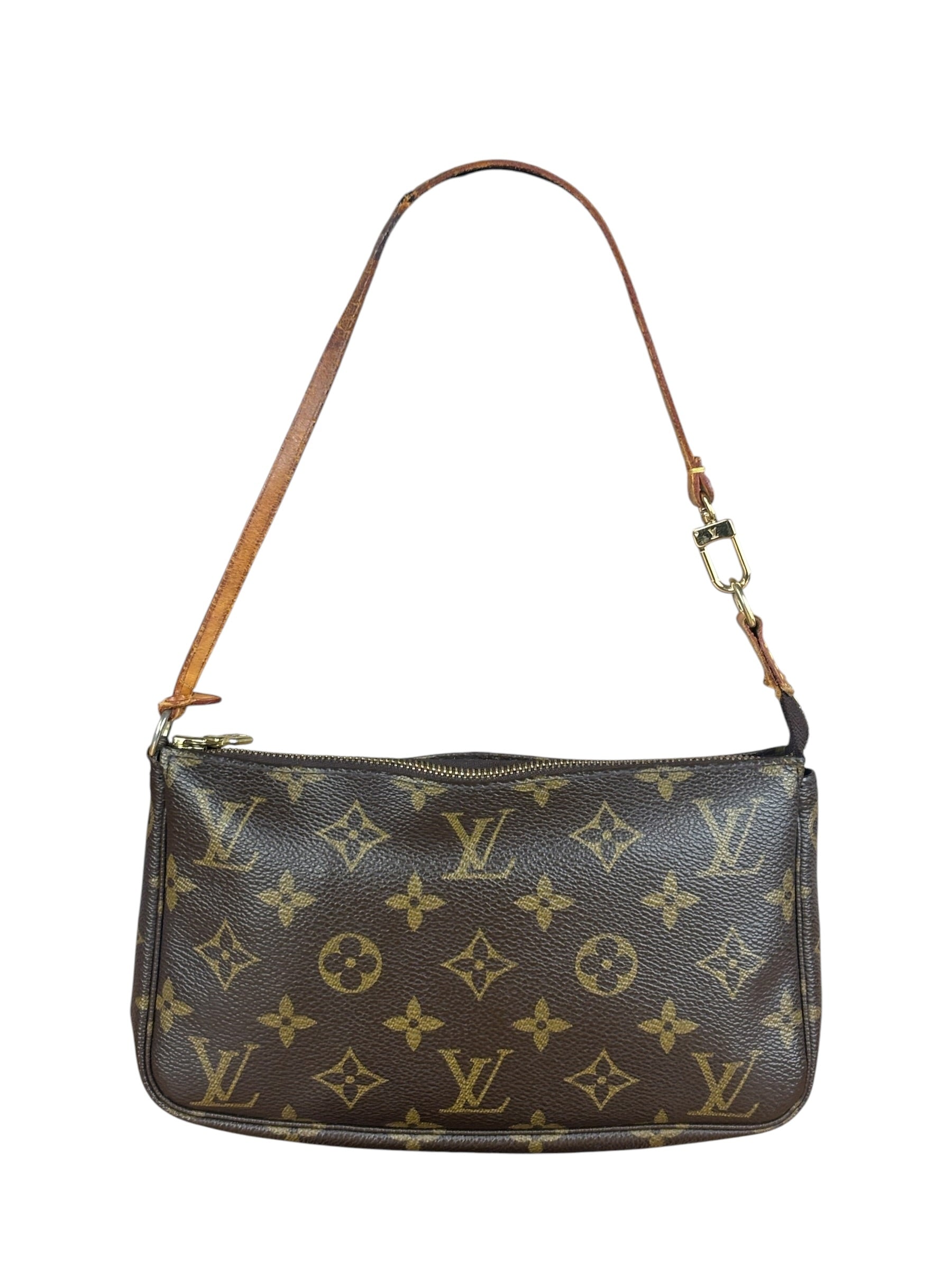 Louis Vuitton Leather Monogram Pochette