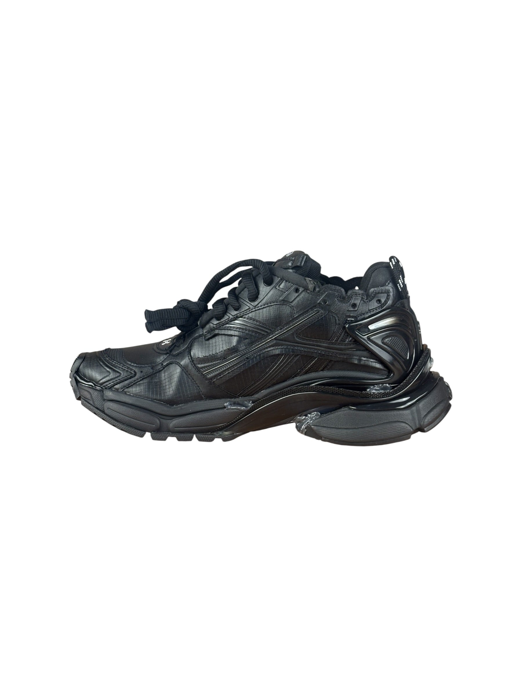 Balenciaga x Under Armour Black Runner Ripstop Sneakers