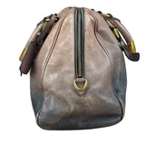Prada Bicolor Cervo Ombre Leather Top Handle Bag