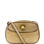 Fendi Vintage Brown Janus Crossbody Bag