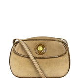 Fendi Vintage Brown Janus Crossbody Bag