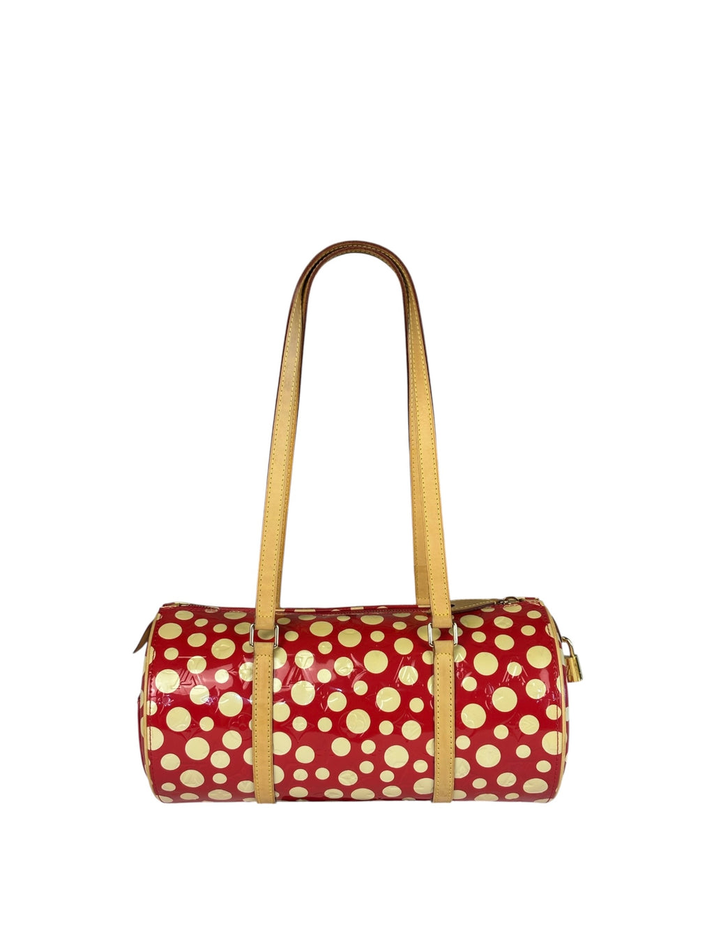 Louis Vuitton x Yayoi Kusama Red/Yellow Vernis Dot Infinity Papillon 30