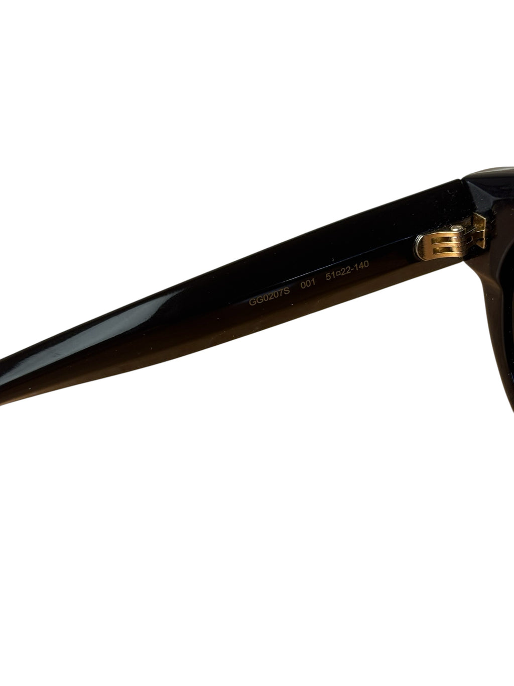 Gucci Black GG0207S Round-Frame Sunglasses