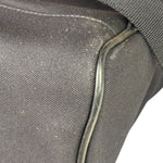 YSL Black Nylon/Leather Trim City Multi-Patch Backpack