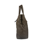 Bottega Veneta Gray Nappa Leather Intrecciato Tote Bag