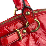 Coach Red Patent Leather Two-Way Bag