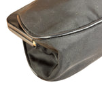 Prada Black Tessuto Nylon Leather Trim Liss-Lock Coin Bag