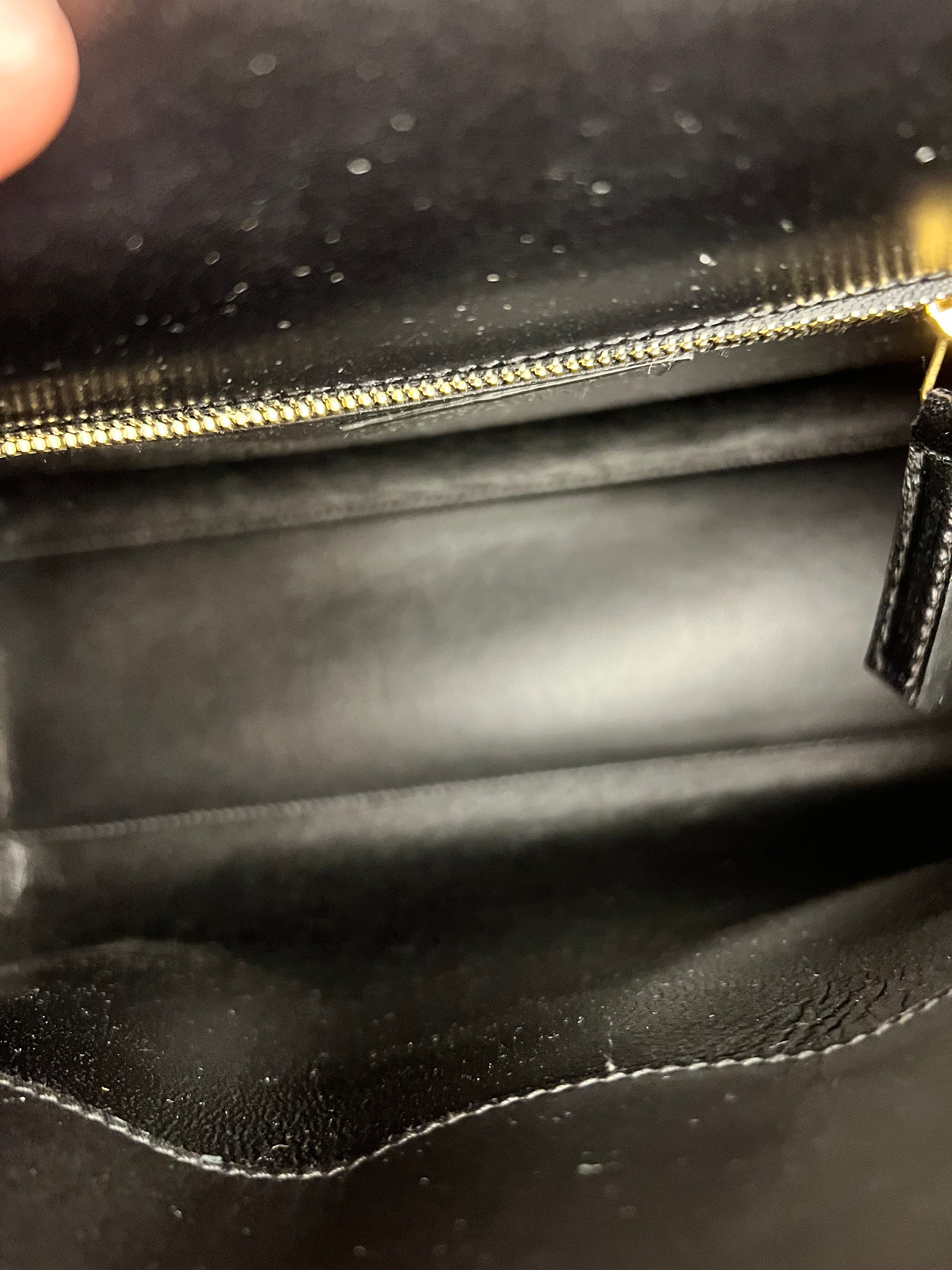 Saint Laurent Le Fermoir Top Handle 2Way Black