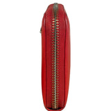 Vivienne Westwood Red Long Zip Orb Wallet