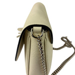 Gucci Soho Chain Flap Shoulder Bag White