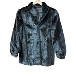 Vintage Black Mink Fur Coat