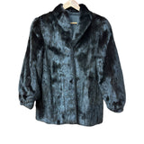 Vintage Black Mink Fur Coat