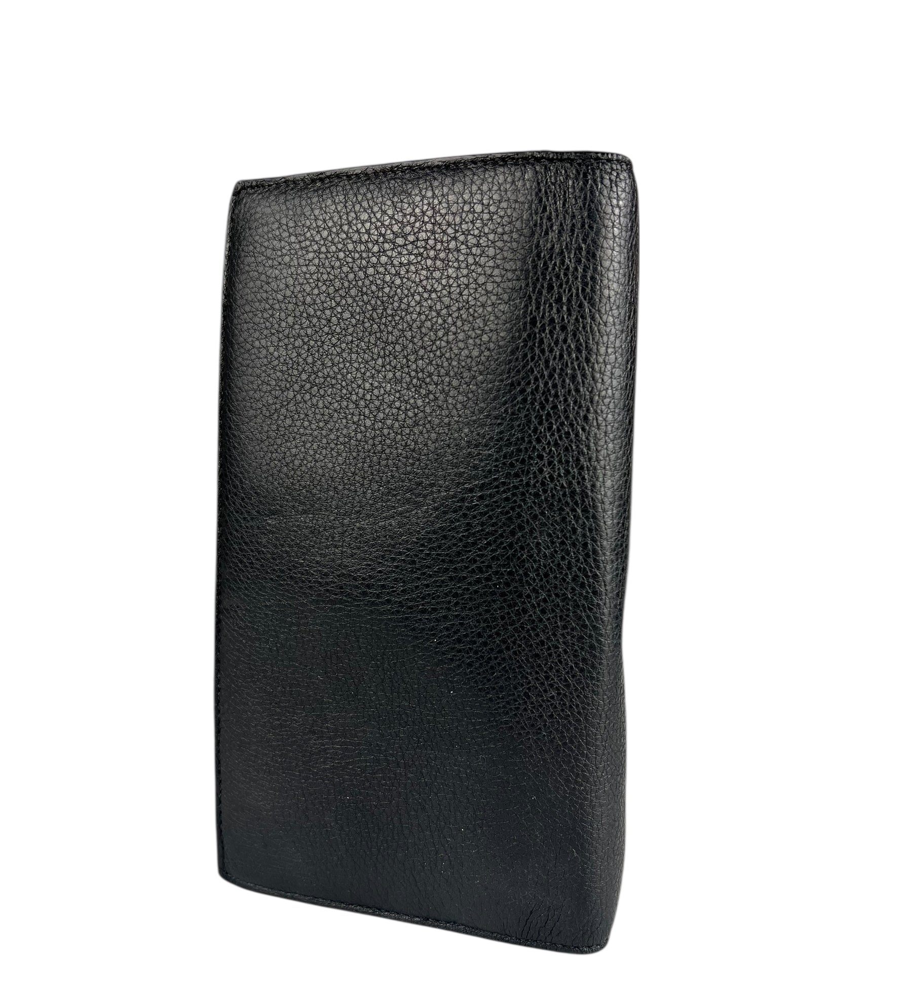 Coach Black Leather Long Wallet