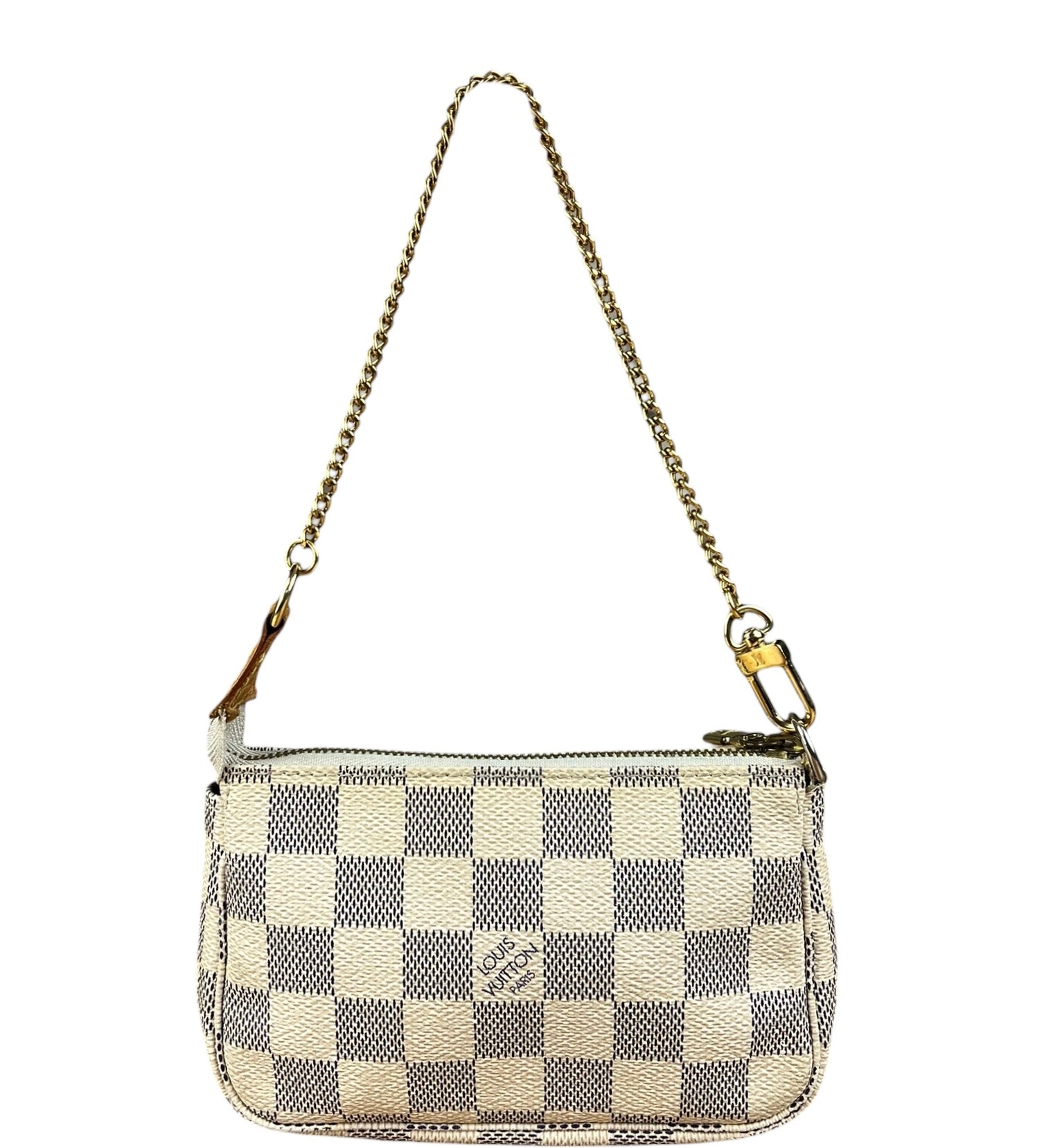 Louis Vuitton Damier Azur Mini Chain Pochette