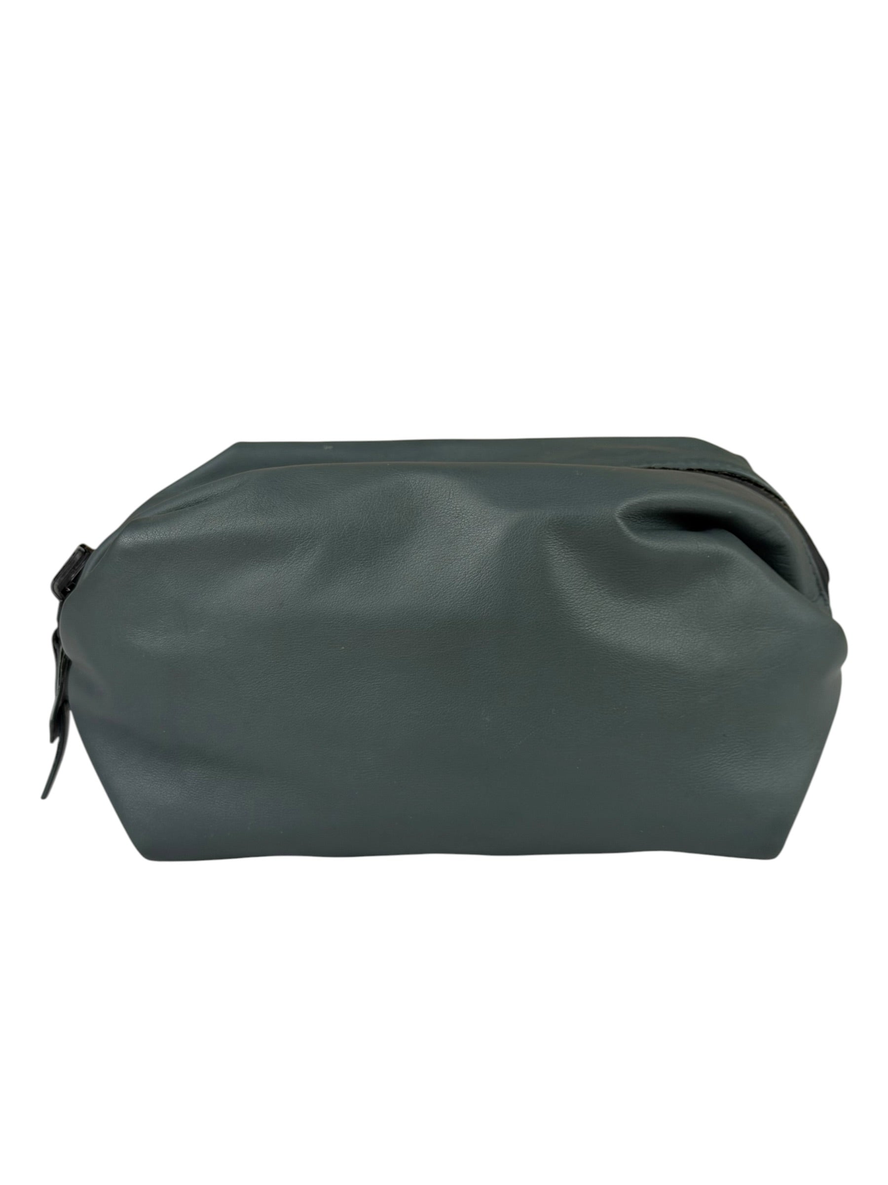 Bottega Veneta Grey Leather Pouch