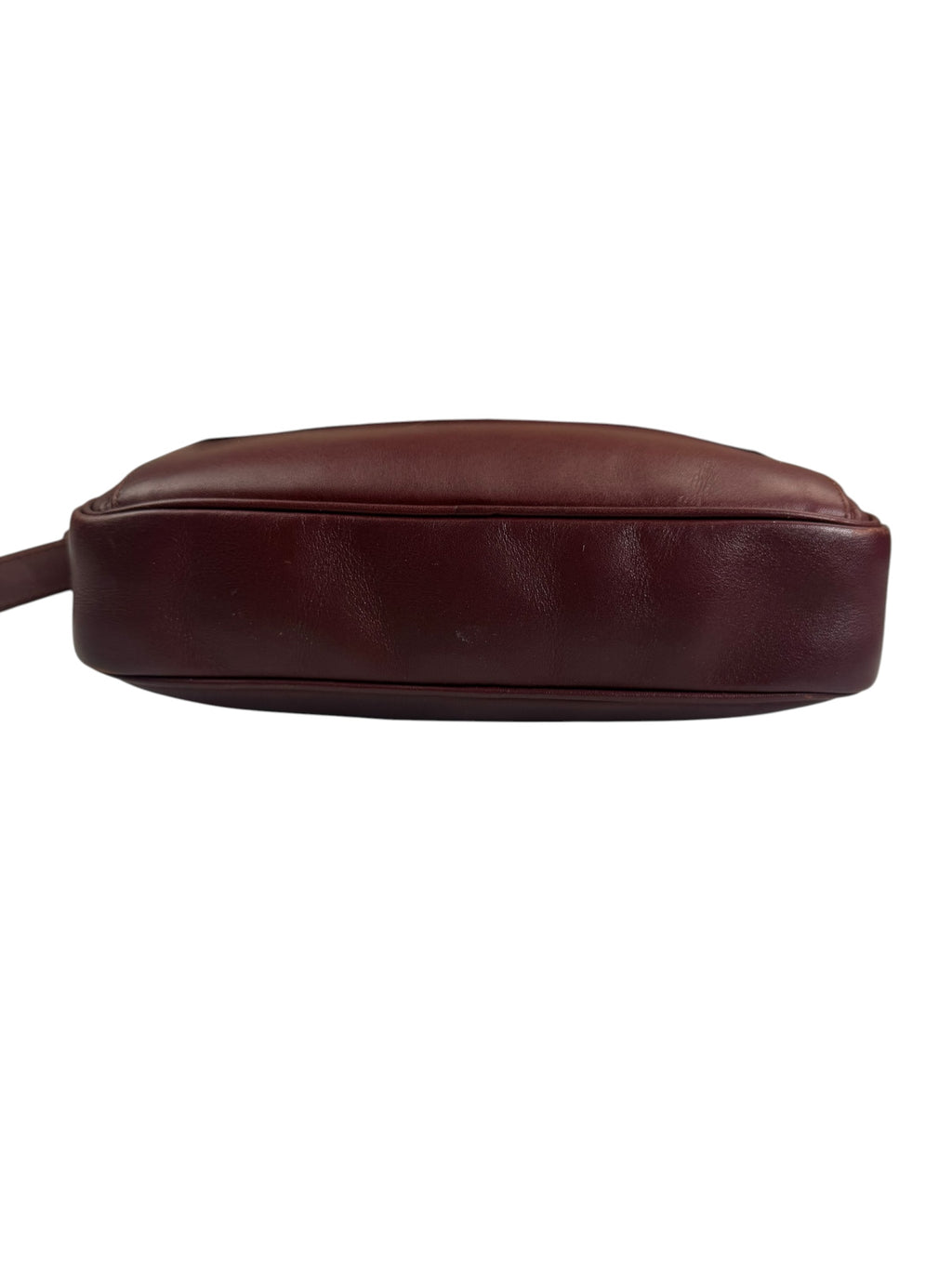 Cartier Burgundy Leather Must Line Camera Bag