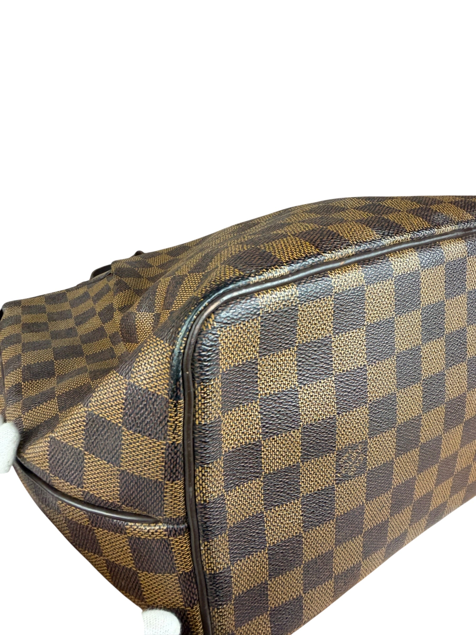 Louis Vuitton Canvas Damier Ebene Totally Shoulder/Tote Bag