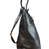 Balenciaga Black Leather Kendall Bucket Bag