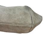 Ferragamo Vintage Beige Suede Hobo Shoulder Bag