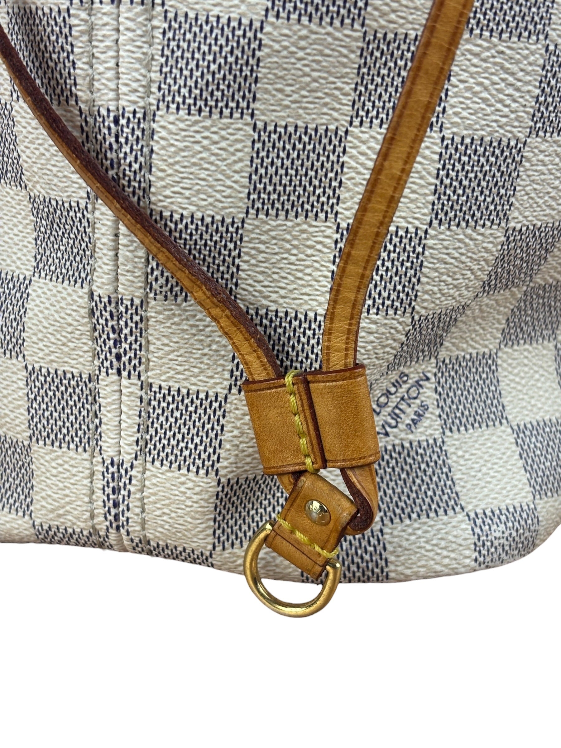 Louis Vuitton Damier Azur Neverfull Shoulder Bag GM