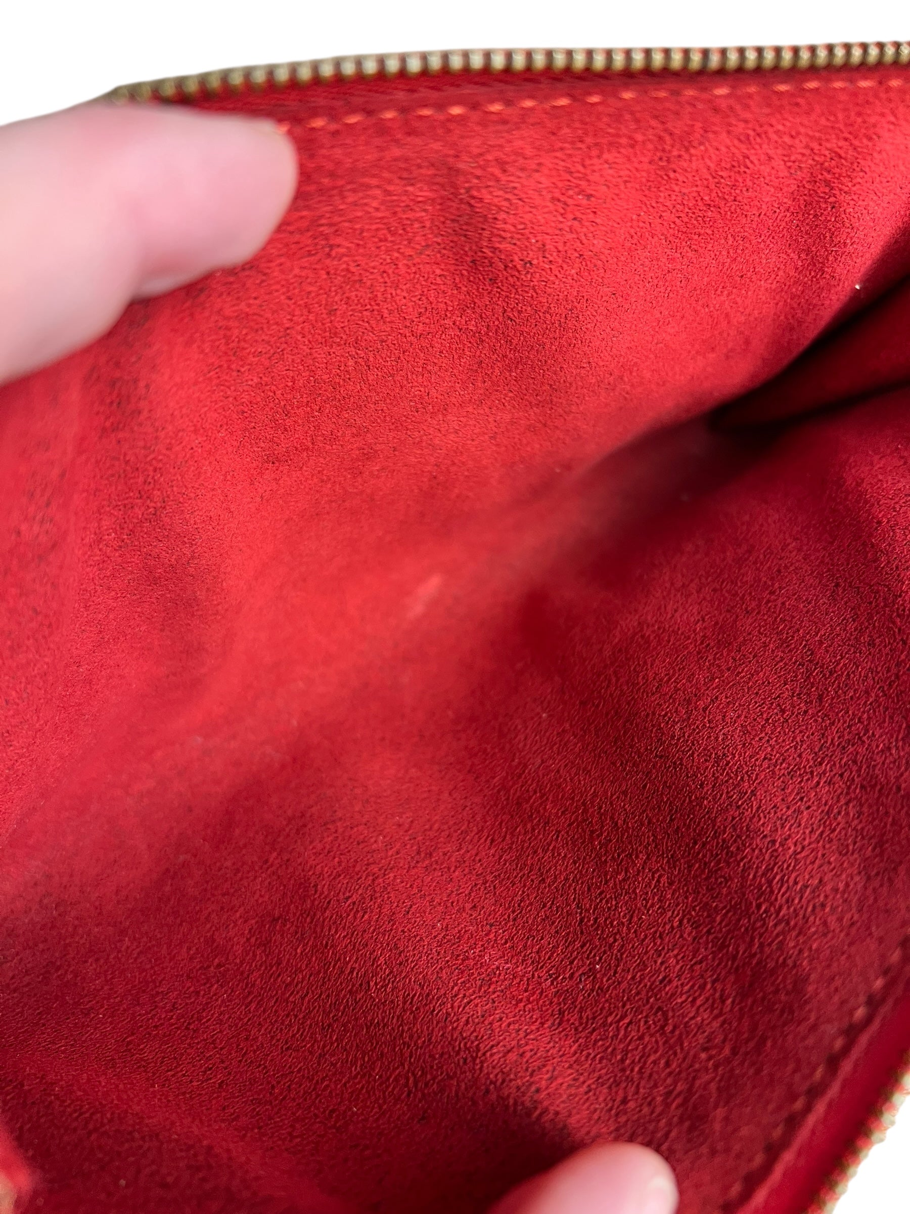 Louis Vuitton Red Epi Pochette