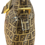 Fendi Vintage FF Canvas PVC Baguette