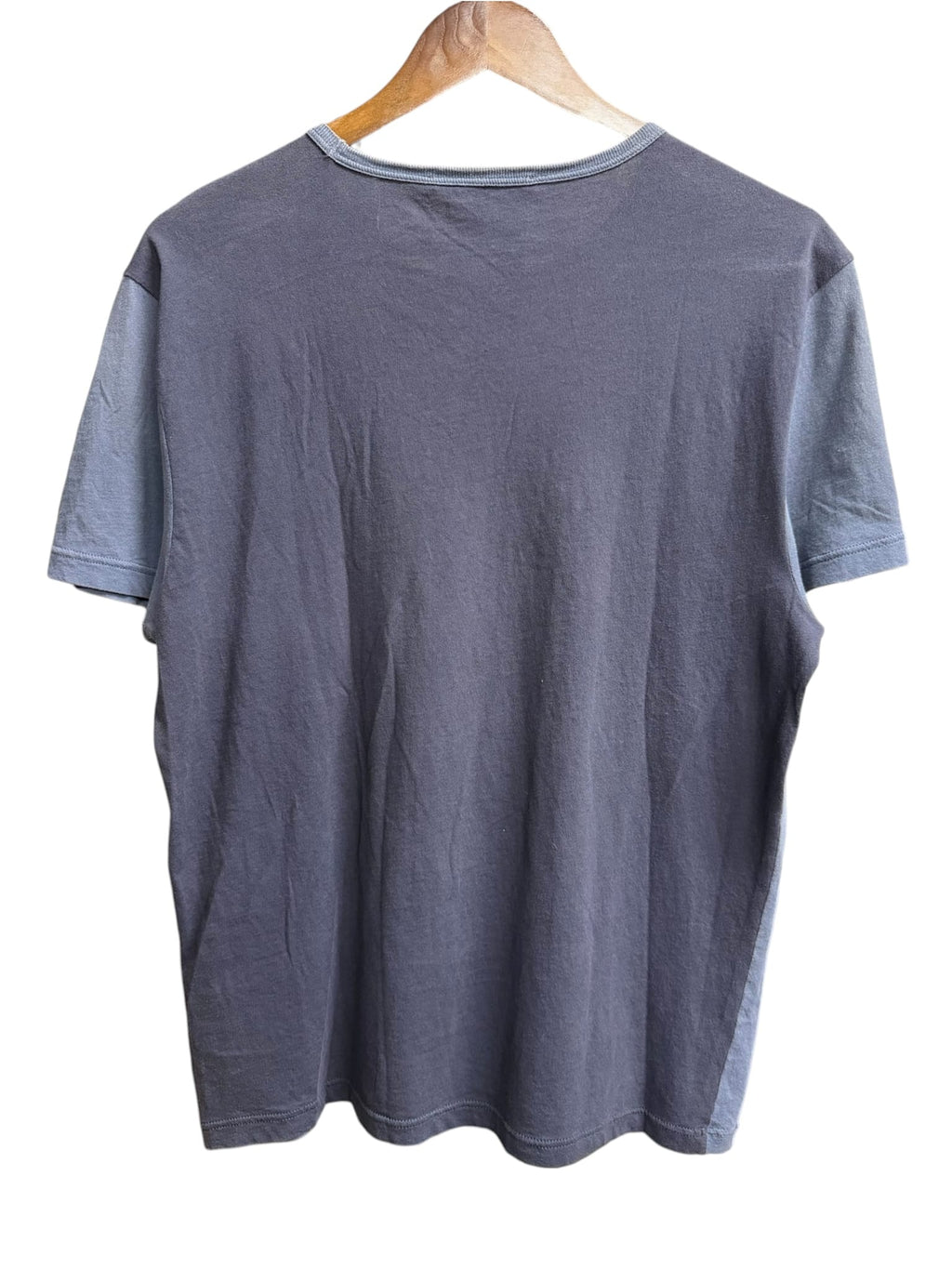 Gucci Two-Tone Blueish Grey Medieval Crest Tee