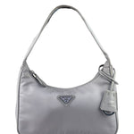 Prada Patel Purple Tessuto Nylon/Leather Trim Re-Edition Pochette 2000