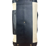 Chloe Beige/Black Leather Alice Satchel/Tote Bag
