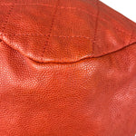 Chanel Red Caviar Quilted Medium Frame Shoulder Bag 2011