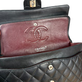 Chanel Classic Quilted Black Double Flap Bag 2003