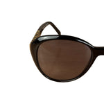 Fendi Round Sunglasses Striped Black