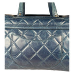 Chanel Blue Quilted Calfskin Large Convertible Boy Two-Way Bag 2012