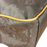 MCM Brown Nylon/Leather Visetos Monogram Shoulder/Tote Bag