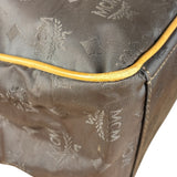 MCM Brown Nylon/Leather Visetos Monogram Shoulder/Tote Bag