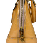 Louis Vuitton Yellow Monogram Vernis Alma BB Two-Way Bag