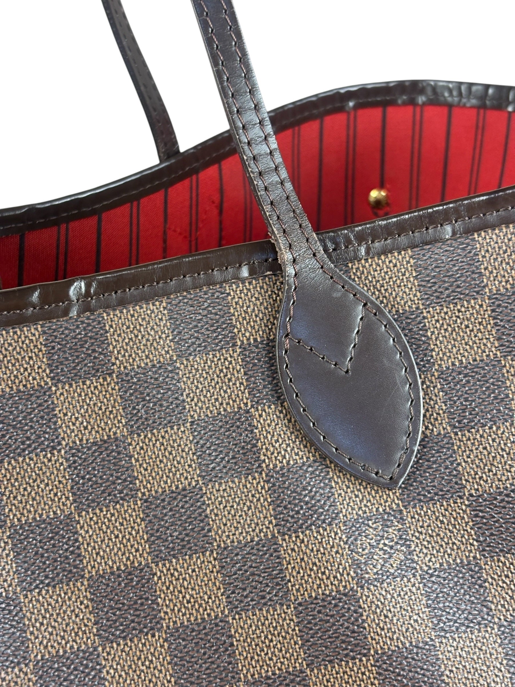Louis Vuitton Canvas Monogram Damier Ebene Neverfull GM