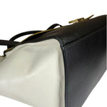 Celine Colorblock Leather/Suede Trapeze Two-Way Bag