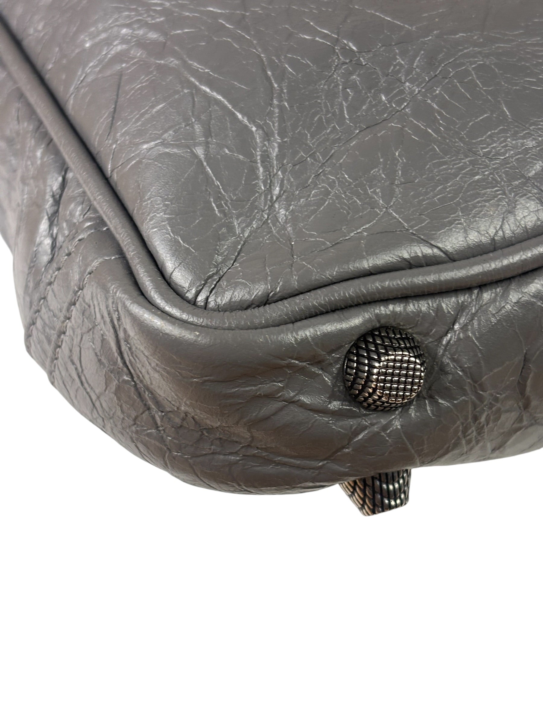 Balenciaga Gray Le Cagole Crossbody Bag