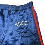 Gucci Vintage Blue NY Yankees Acetate Shorts